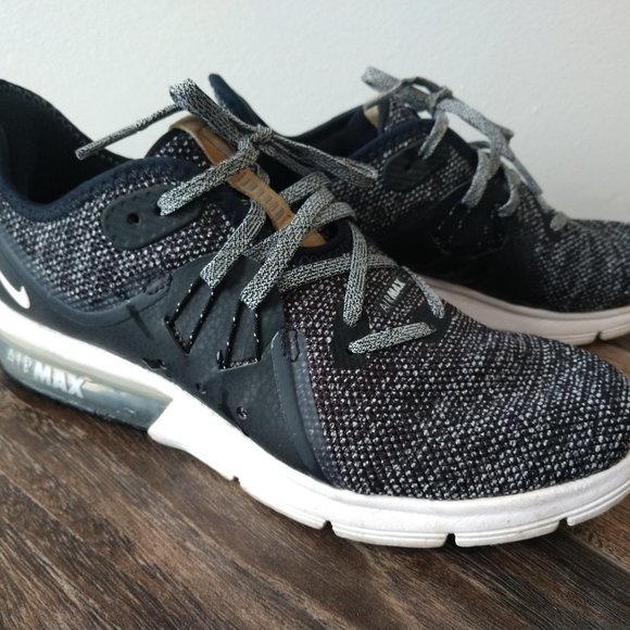 Nike Air Max Sequent 3 Black/Grey Women's size 7 - Picture 5 of 5